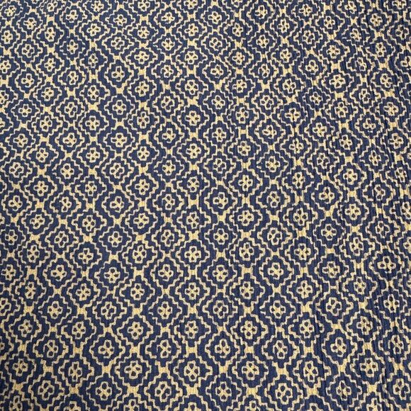 Eddie Bauer Women’s Blue and Gold Print Maxi Skirt size XL - Picture 3 of 5